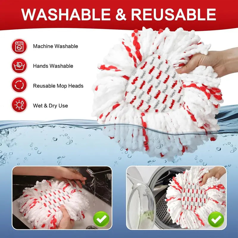 VELA™ ProScrub Spin Mop Head