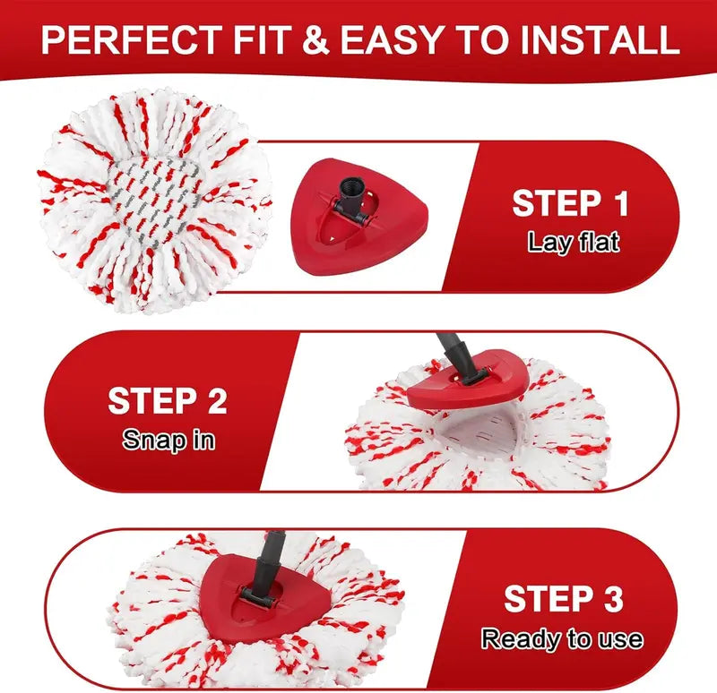 VELA™ ProScrub Spin Mop Head